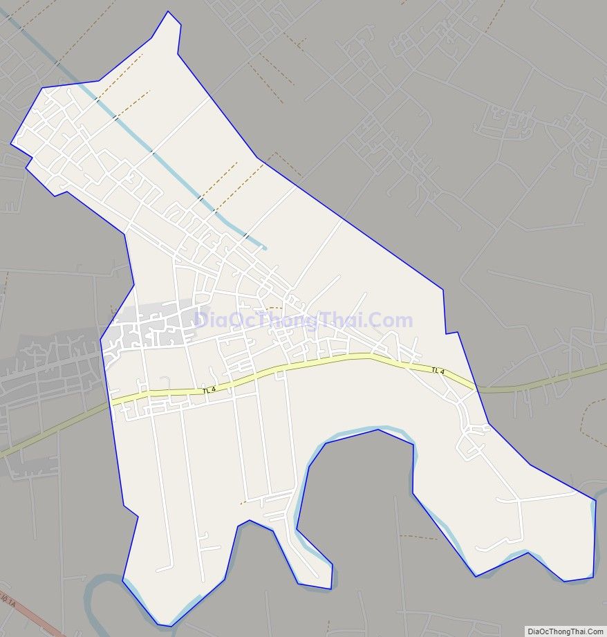 Bản đồ giao thông xã Cẩm Thăng (cũ), huyện Cẩm Xuyên