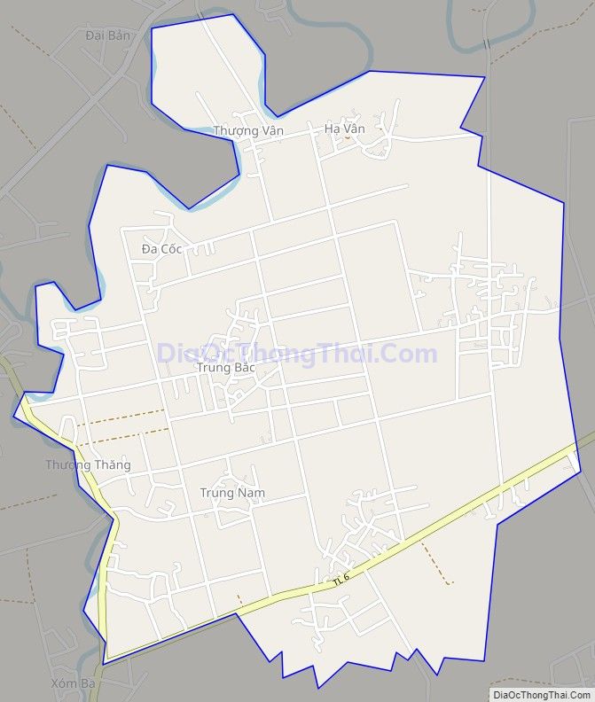 Bản đồ giao thông xã Khánh Lộc (cũ), huyện Can Lộc