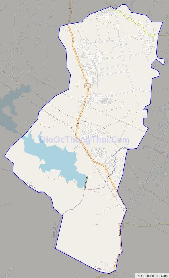 Bản đồ giao thông xã Mỹ Lộc, huyện Can Lộc