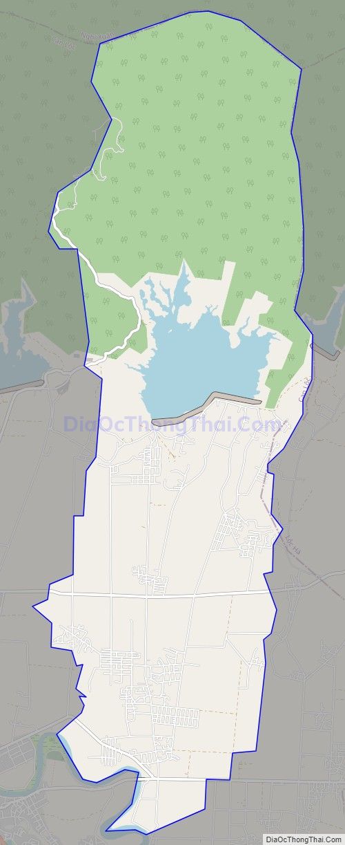 Bản đồ giao thông xã Thuần Thiện, huyện Can Lộc