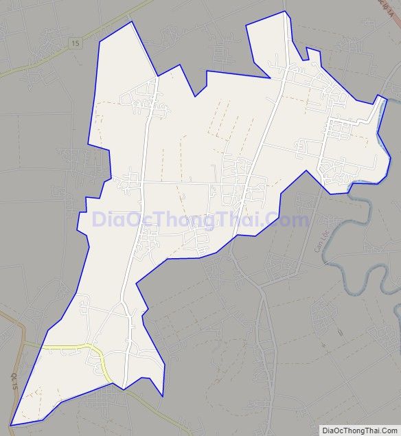Bản đồ giao thông xã Xuân Lộc, huyện Can Lộc