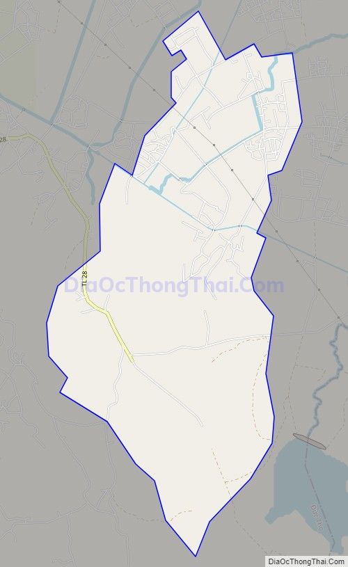 Bản đồ giao thông xã Đức An (cũ), huyện Đức Thọ