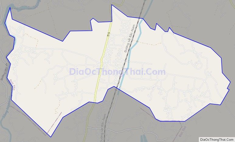 Bản đồ giao thông xã Đức Đồng, huyện Đức Thọ