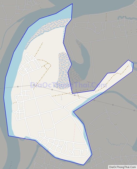 Bản đồ giao thông xã Đức La (cũ), huyện Đức Thọ