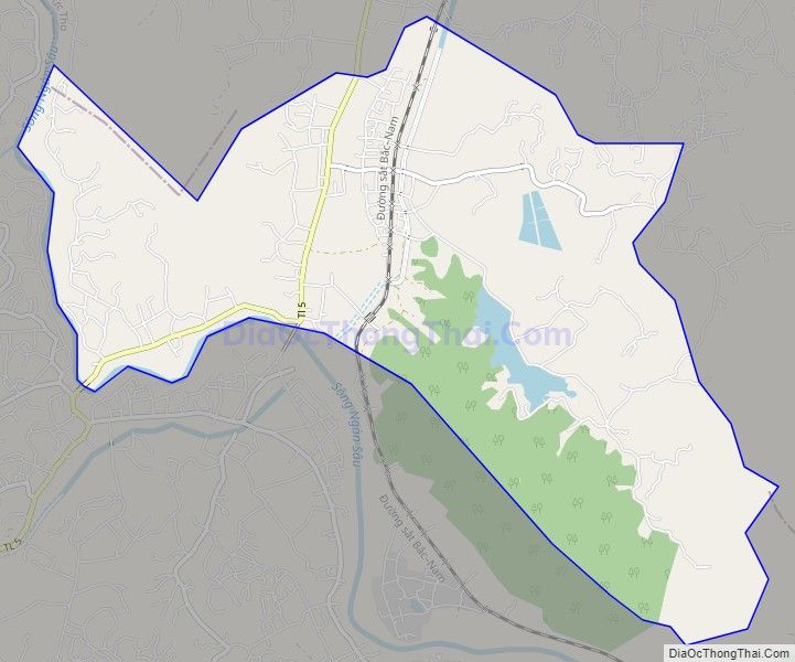 Bản đồ giao thông xã Đức Lạng, huyện Đức Thọ