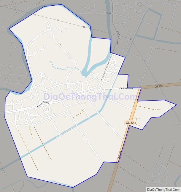 Bản đồ giao thông xã Đức Nhân (cũ), huyện Đức Thọ