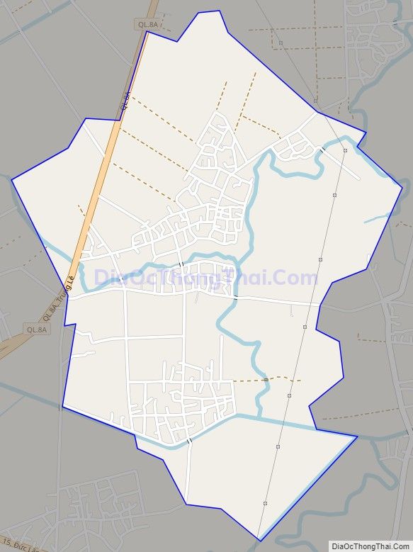 Bản đồ giao thông xã Đức Thủy (cũ), huyện Đức Thọ