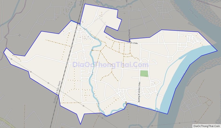 Bản đồ giao thông xã Đức Tùng (cũ), huyện Đức Thọ