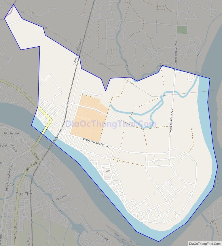 Bản đồ giao thông xã Liên Minh, huyện Đức Thọ