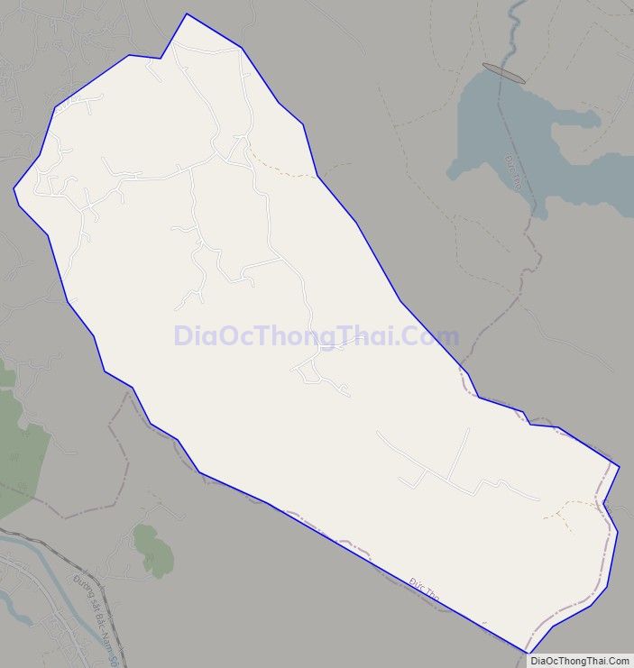 Bản đồ giao thông xã Tân Hương, huyện Đức Thọ