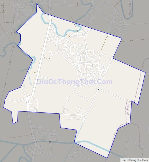 Bản đồ giao thông xã Thái Yên (cũ), huyện Đức Thọ