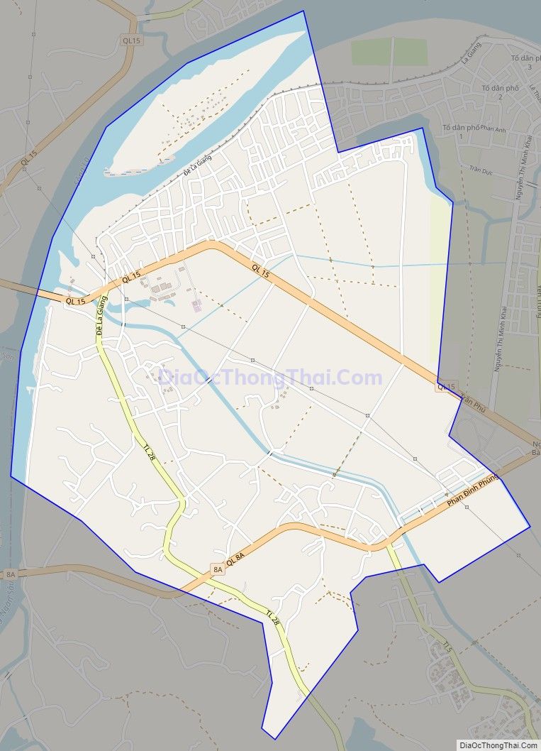Bản đồ giao thông xã Tùng Ảnh, huyện Đức Thọ