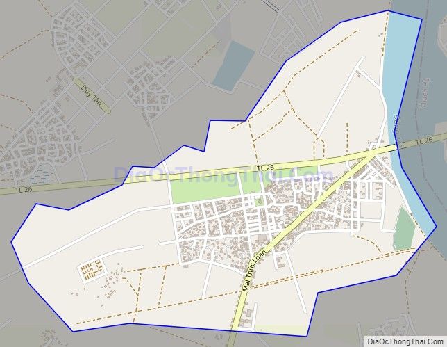 Bản đồ giao thông xã Thạch Đồng (cũ), thành phố Hà Tĩnh