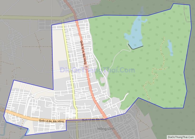 Bản đồ giao thông phường Bắc Hồng, thị xã Hồng Lĩnh