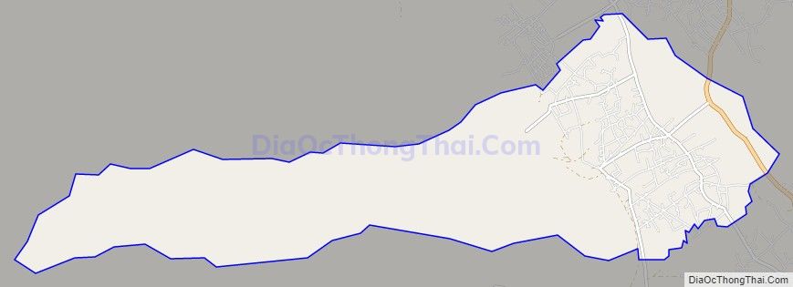 Bản đồ giao thông xã Hương Bình, huyện Hương Khê