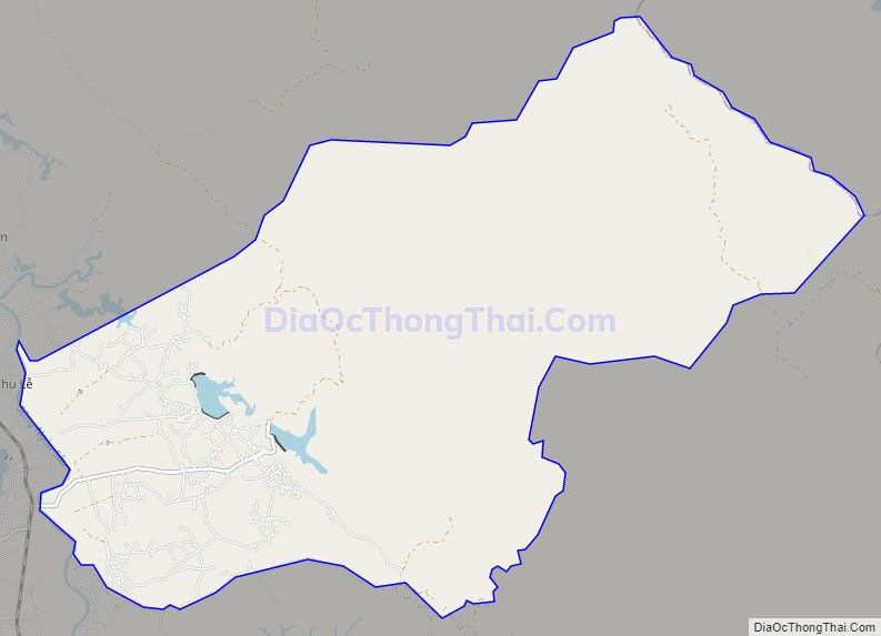 Bản đồ giao thông xã Hương Giang, huyện Hương Khê