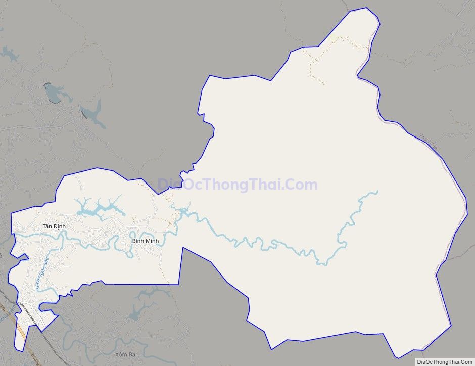 Bản đồ giao thông xã Lộc Yên, huyện Hương Khê