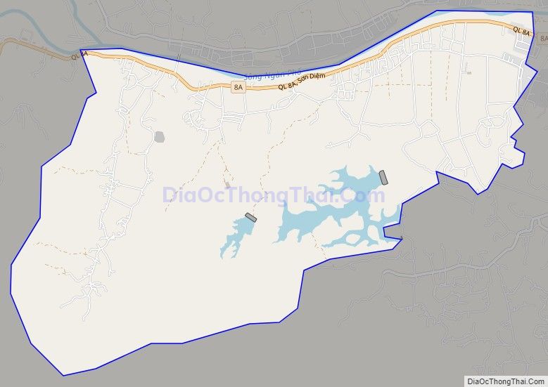 Bản đồ giao thông xã Sơn Diệm (cũ), huyện Hương Sơn
