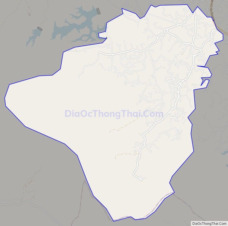 Bản đồ giao thông xã Sơn Hàm, huyện Hương Sơn