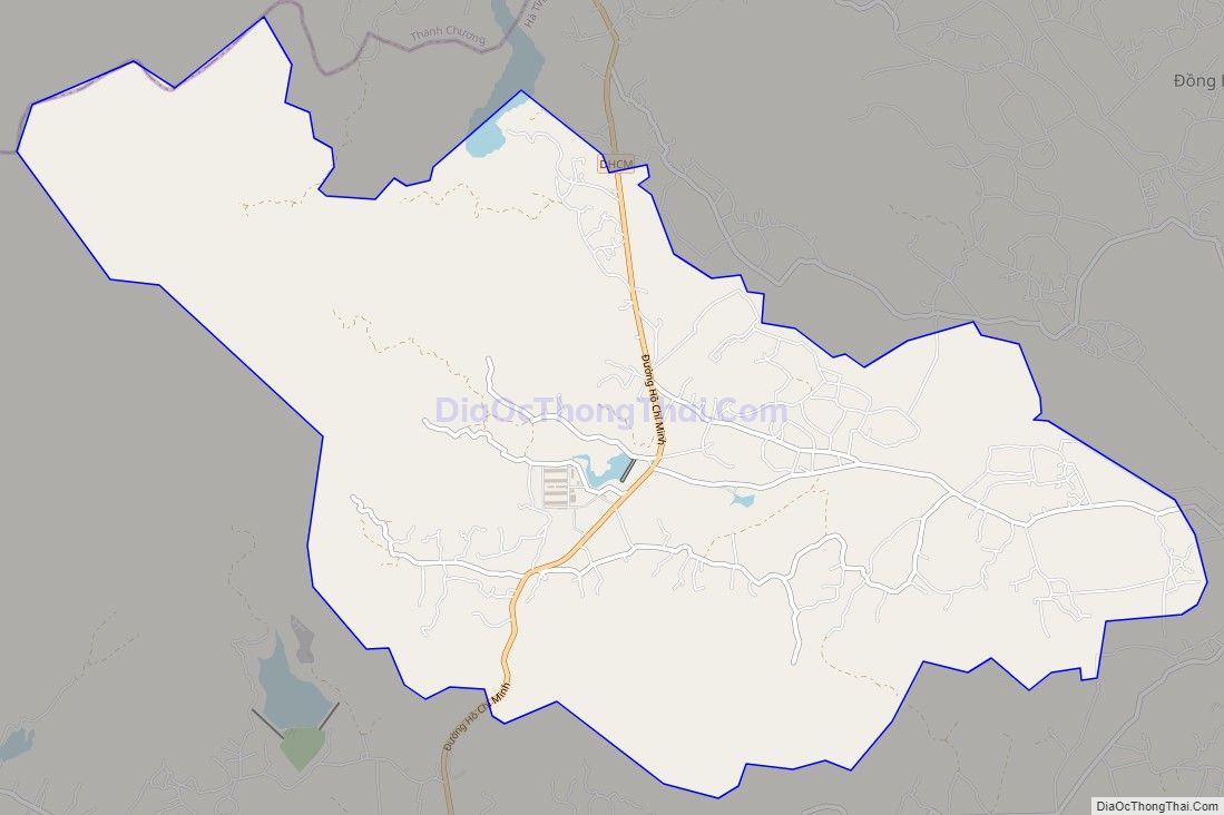 Bản đồ giao thông xã Sơn Lễ, huyện Hương Sơn