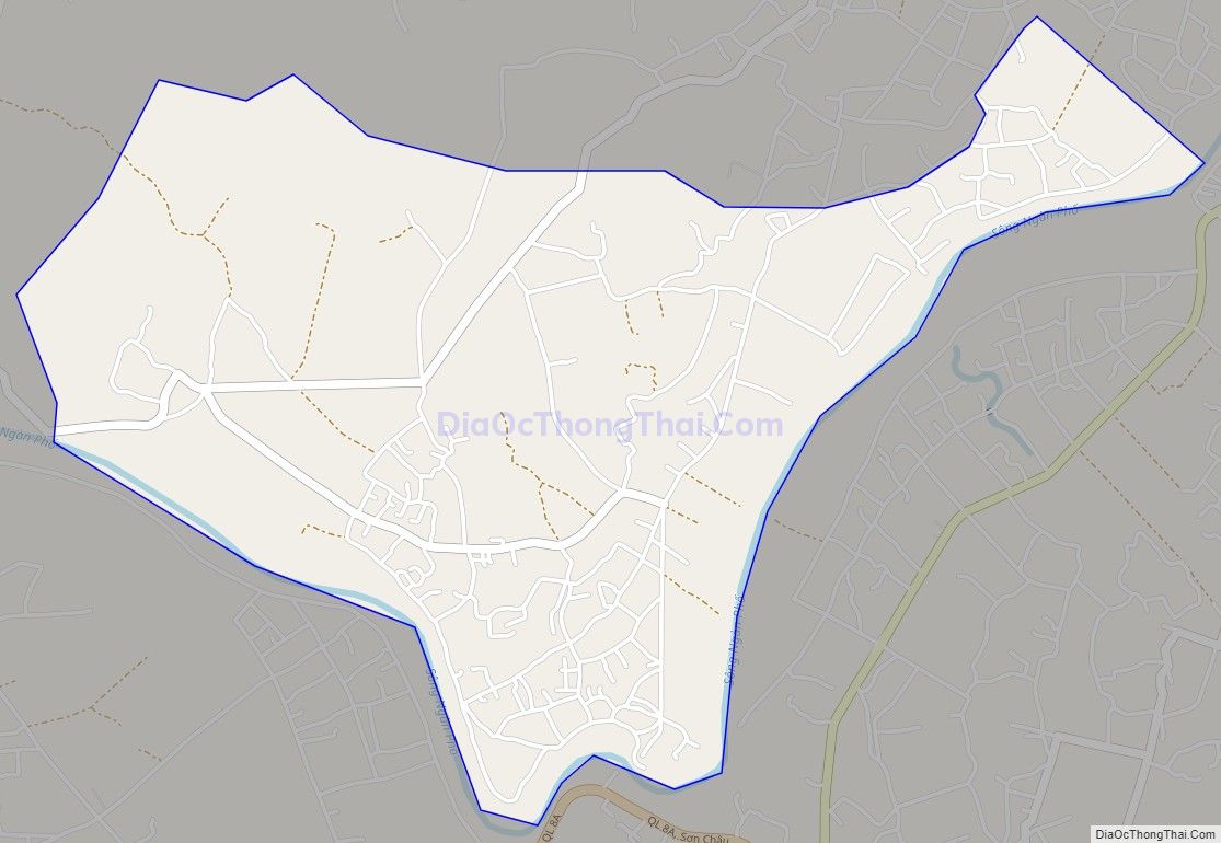 Bản đồ giao thông xã Sơn Ninh, huyện Hương Sơn