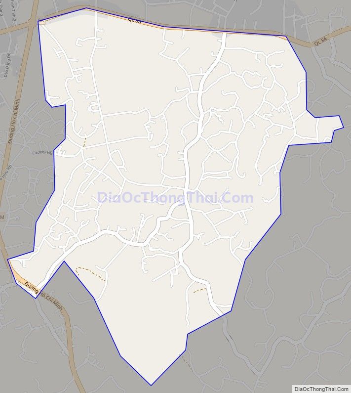 Bản đồ giao thông xã Sơn Phúc (cũ), huyện Hương Sơn