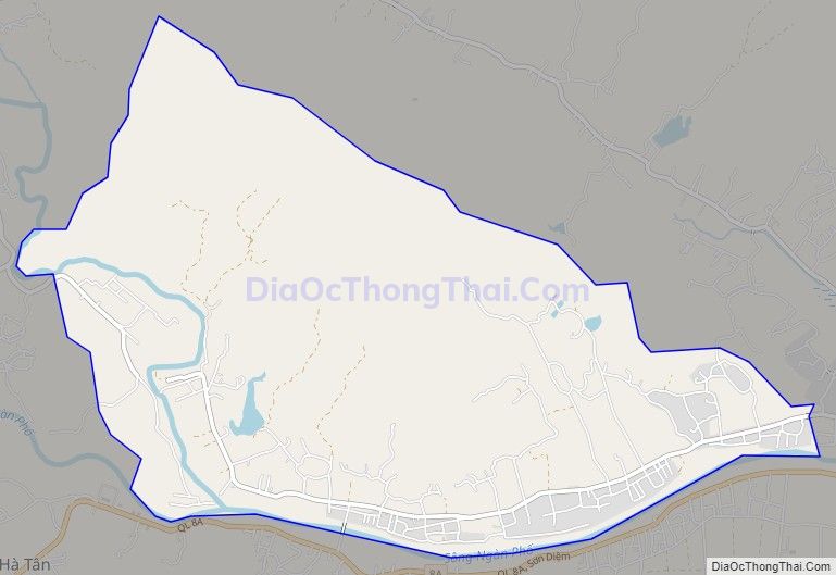Bản đồ giao thông xã Sơn Quang (cũ), huyện Hương Sơn