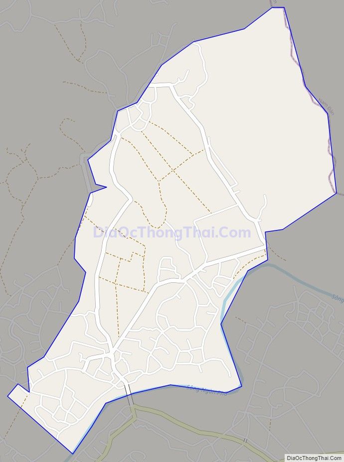 Bản đồ giao thông xã Sơn Thịnh (cũ), huyện Hương Sơn