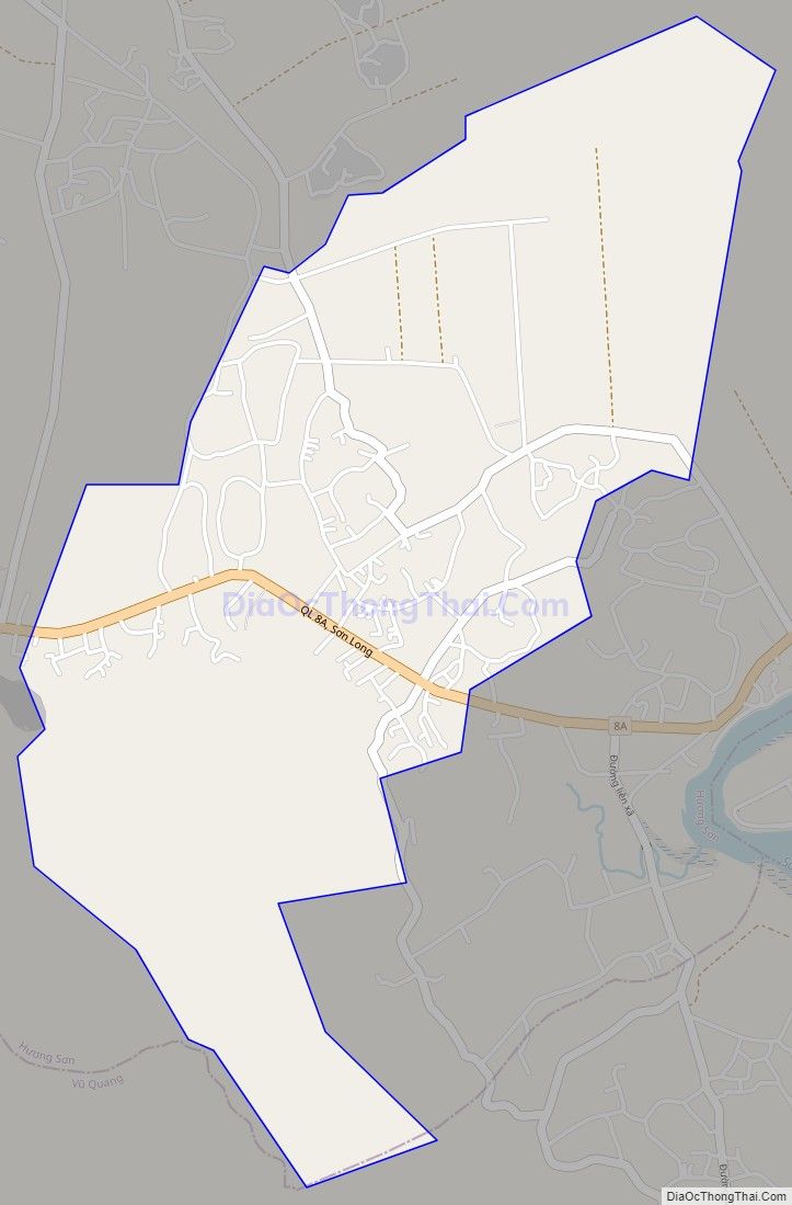 Bản đồ giao thông xã Sơn Trà, huyện Hương Sơn