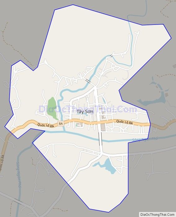 Bản đồ giao thông Thị trấn Tây Sơn, huyện Hương Sơn