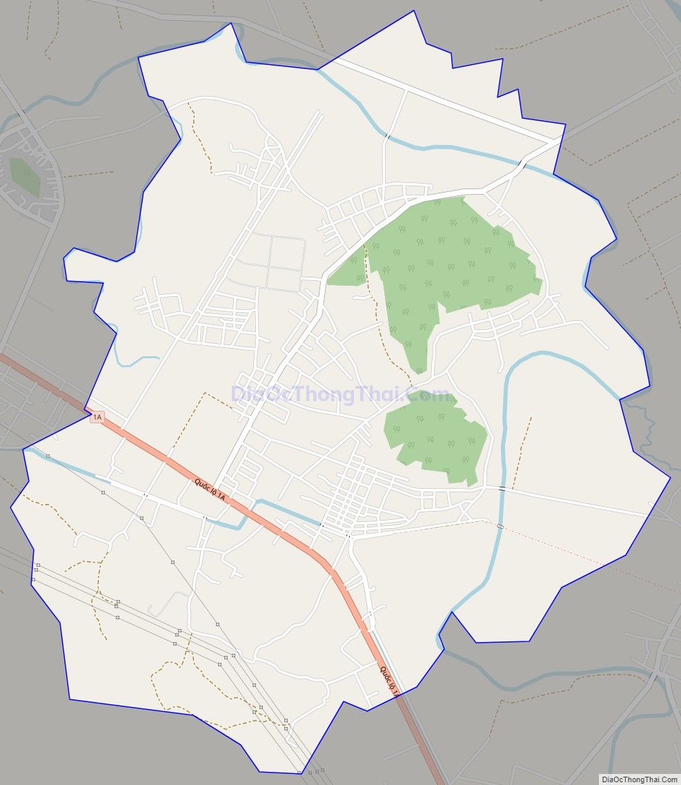Bản đồ giao thông xã Kỳ Đồng, huyện Kỳ Anh