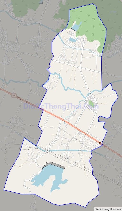 Bản đồ giao thông xã Kỳ Giang, huyện Kỳ Anh