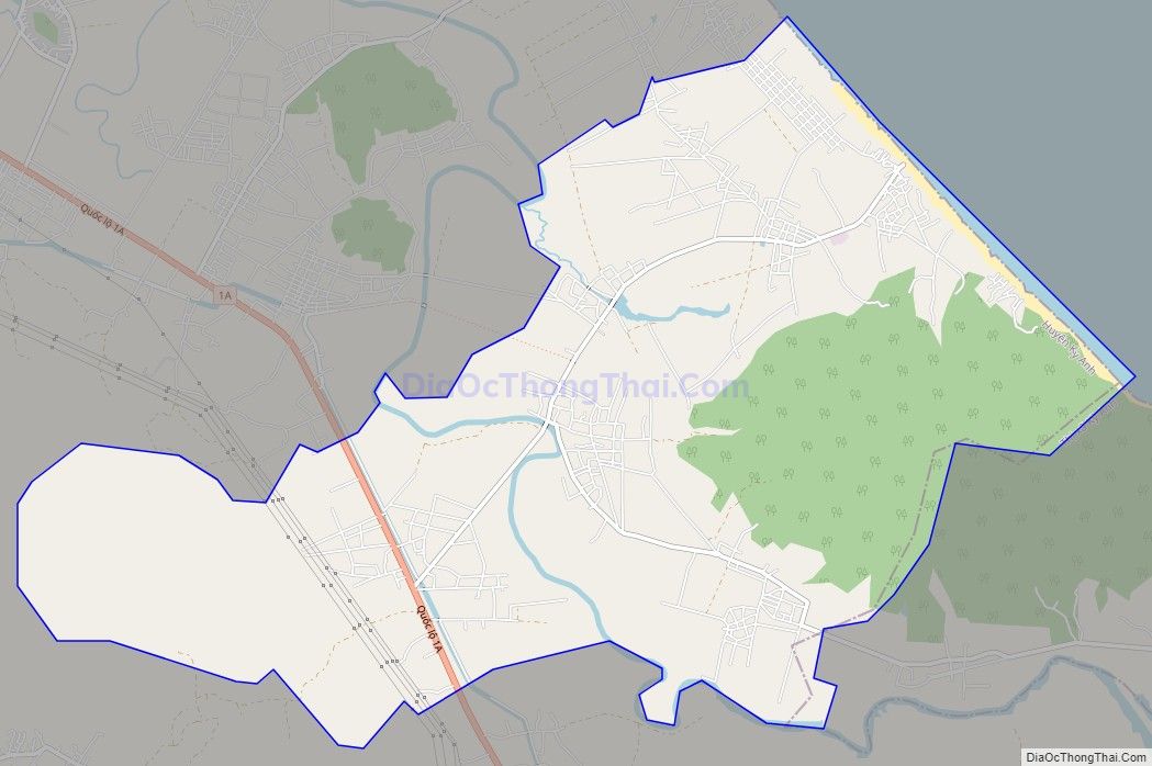 Bản đồ giao thông xã Kỳ Khang, huyện Kỳ Anh