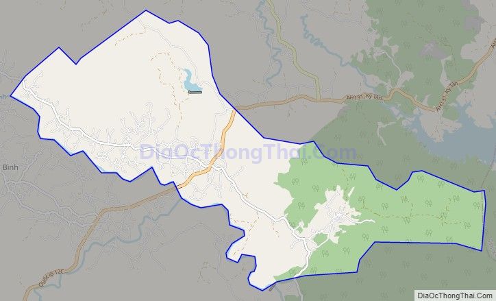 Bản đồ giao thông xã Kỳ Lâm (cũ), huyện Kỳ Anh