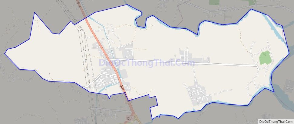 Bản đồ giao thông xã Kỳ Thọ, huyện Kỳ Anh