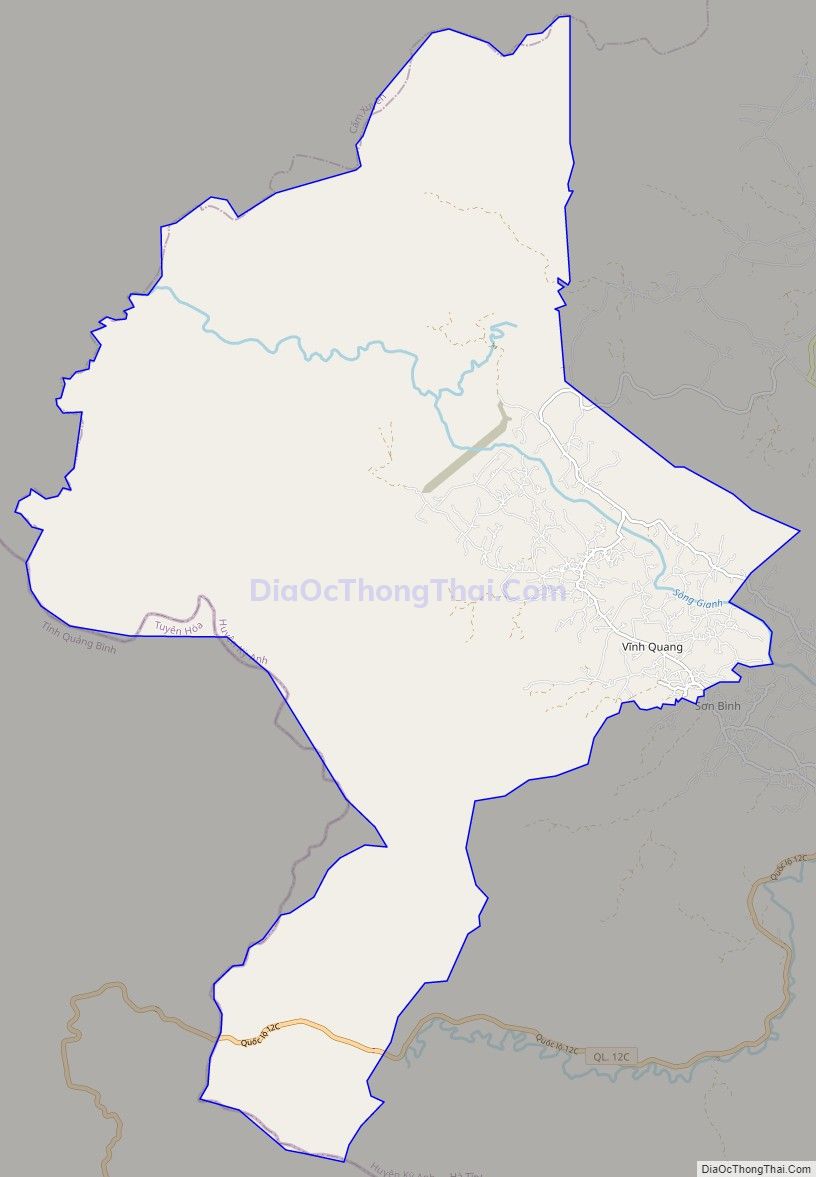 Bản đồ giao thông xã Kỳ Thượng, huyện Kỳ Anh