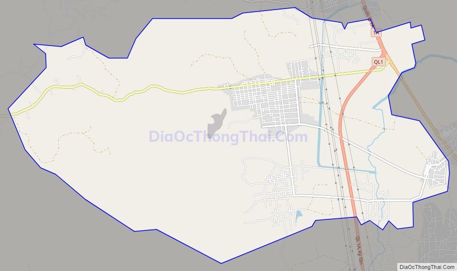 Bản đồ giao thông xã Kỳ Văn, huyện Kỳ Anh