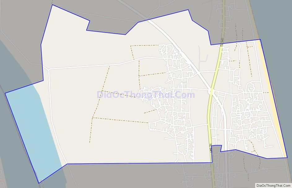 Bản đồ giao thông xã Xuân Trường (cũ), huyện Nghi Xuân