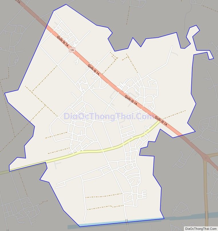 Bản đồ giao thông xã Phù Việt (cũ), huyện Thạch Hà
