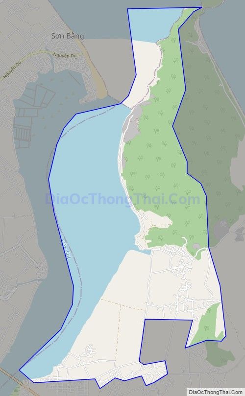 Bản đồ giao thông xã Thạch Bàn (cũ), huyện Thạch Hà