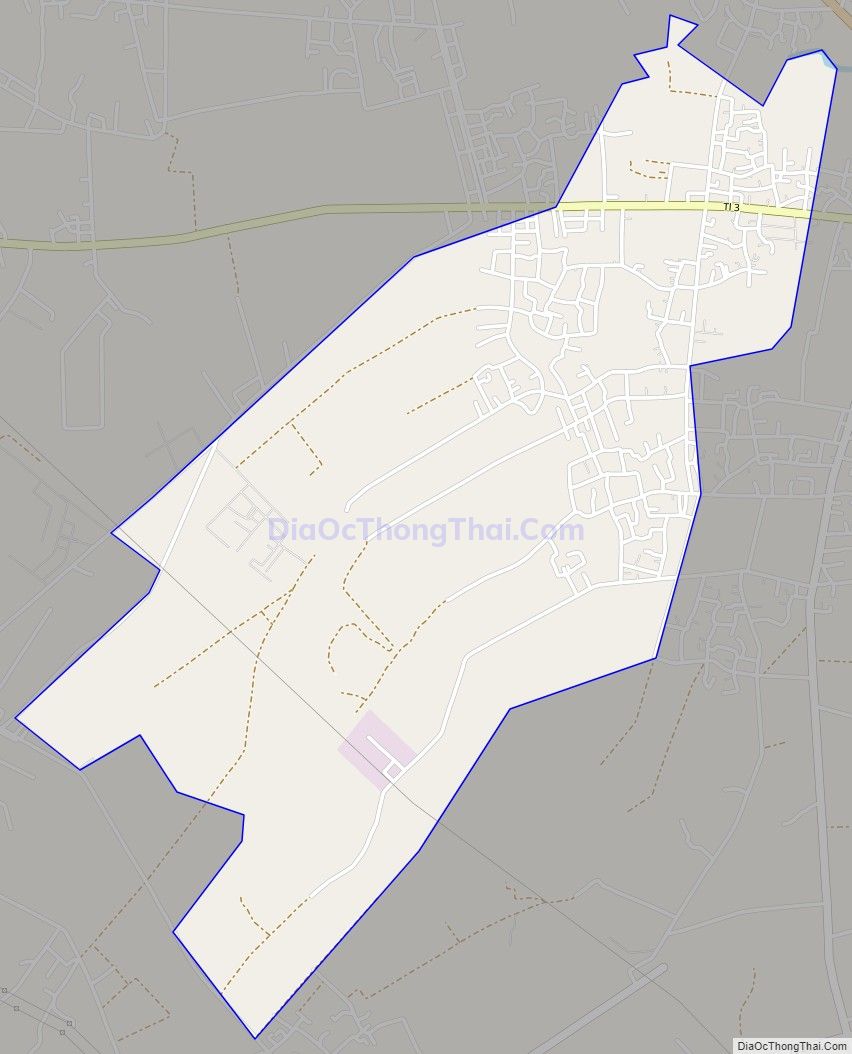 Bản đồ giao thông xã Thạch Lưu (cũ), huyện Thạch Hà
