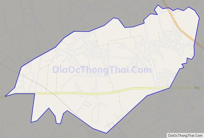 Bản đồ giao thông xã Thạch Vĩnh (cũ), huyện Thạch Hà