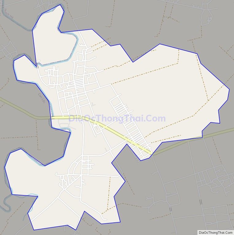 Bản đồ giao thông xã Việt Xuyên (cũ), huyện Thạch Hà