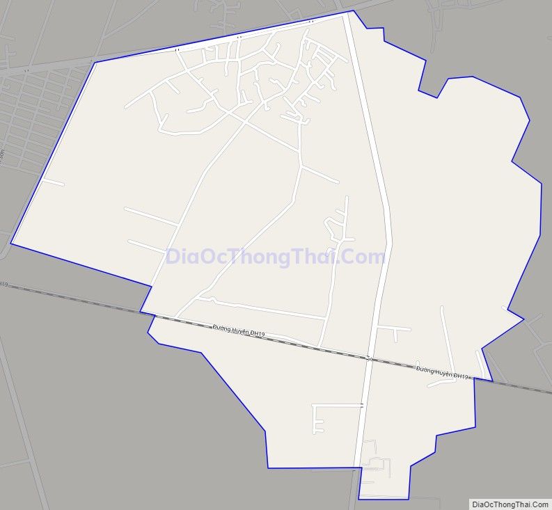 Bản đồ giao thông xã Cẩm Định (cũ), huyện Cẩm Giàng