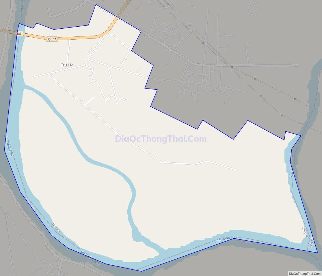 Bản đồ giao thông phường Đồng Lạc, thành phố Chí Linh