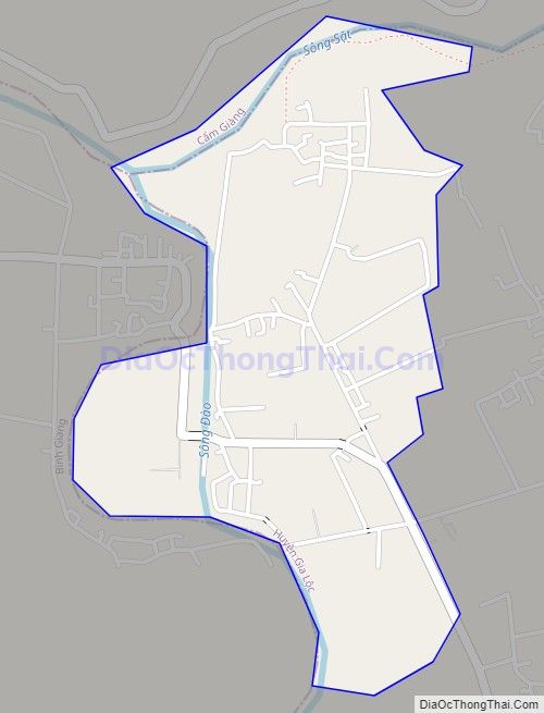 Bản đồ giao thông xã Trùng Khánh (cũ), huyện Gia Lộc