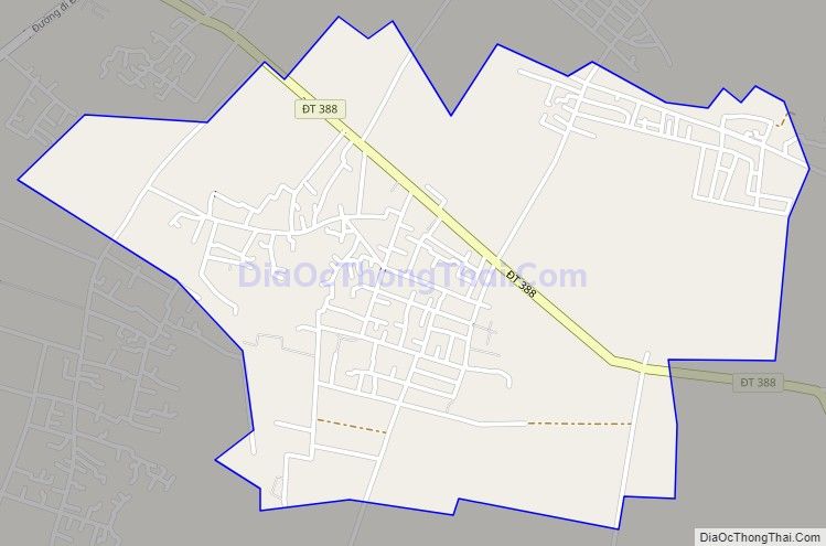 Bản đồ giao thông xã Đồng Gia (cũ), huyện Kim Thành