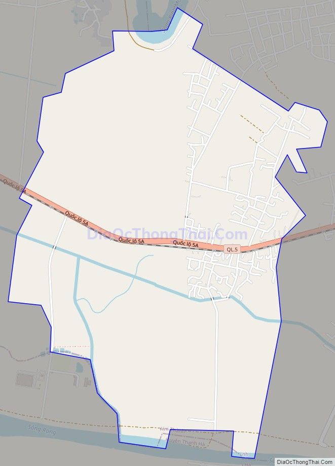 Bản đồ giao thông xã Tuấn Hưng (cũ), huyện Kim Thành