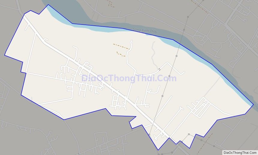 Bản đồ giao thông xã Phạm Mệnh (cũ), huyện Kinh Môn