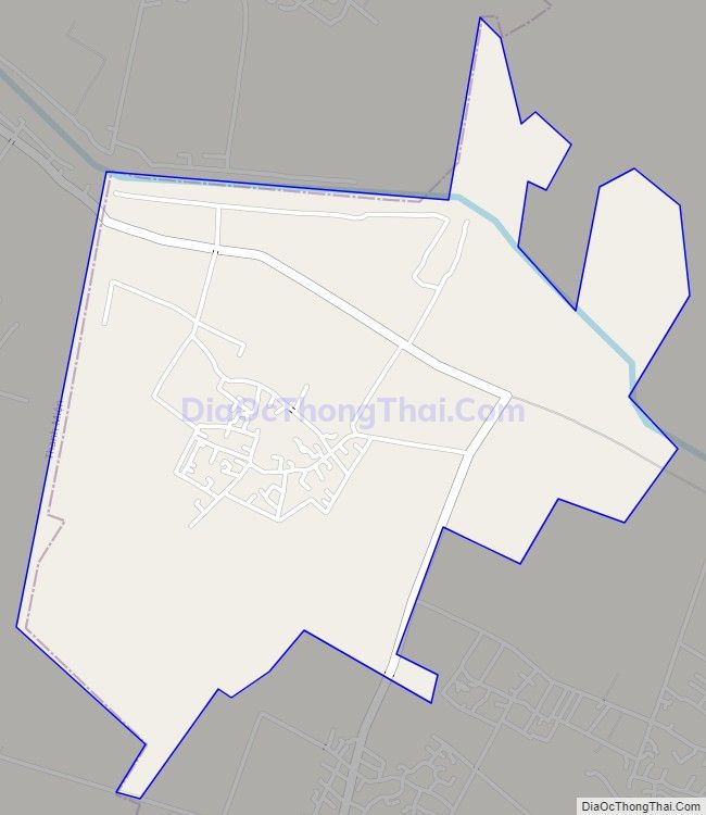 Bản đồ giao thông xã Hoàng Hanh (cũ), huyện Ninh Giang